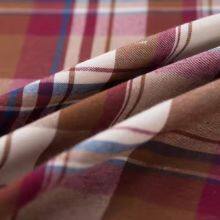 Super Hot Selling 97 Polyester 3 Spandex Yarn Dyed Rayon Fabric for Shirts Skirts Rayon Fabric thumbnail-4