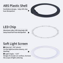 New Style Portable 10 Inch RGB Selfie Ring Light Profissional Selfie Ring Light for Phone Camera thumbnail-3
