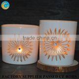 White Mercury Glass Votive Holders for candle making candle holder                        
                                                Quality Choice