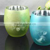 Distressed Votive Holiday Stocking