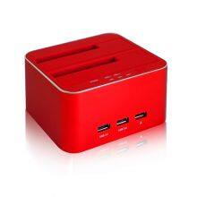 Hard Disk Docking With Cloning 2 Bays SATA USB3.0 HDD Docking Station thumbnail-3