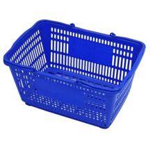 Colorful Plastic Material New Design Supermarket Shopping Basket thumbnail-5