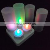 colorful energy saving led tea light electric candles