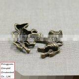 Wholesale Ancient Bronze Zinc Alloy 30*20mm Horse Zebra Pendant thumbnail-3