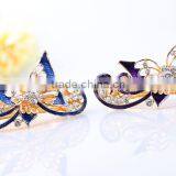 Painted Lacquer Decoration Elegant Rhinestone Butterfly Hair Clip Hair Spring Clip,hair Clips thumbnail-5
