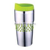 Stainless Steel Double Wall 16oz Travel Mugs With Handle thumbnail-4
