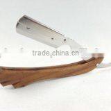Wooden Straight Razor Natural Wood Swing Lock thumbnail-1