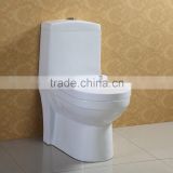 Soft Closing PP Seat Cover White Color Ceramic Toilet AT564