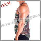 2016 Hot Sale Slim Fit Camo Singlet for Men in Dongguan Professional Manufacturer thumbnail-2