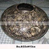 An Unique Design: A 8/23XH13cm Vietnam Lacquer Vase thumbnail-1