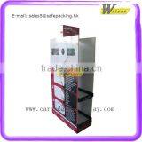 Supermarket Promotion Corrugated Floor Stand Paper Shelf Display thumbnail-6