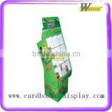 Promotion Compartment Paper Floor Supermarket Display Stand thumbnail-5