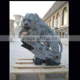 Unique lion stone statue