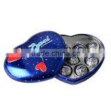 Customized Heart Shaped Tin Box for Chocolate Packaging thumbnail-1