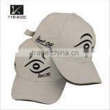 Custom Grey Golf Hats Wholesale Embroidered Baseball Cap Hats