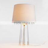 Beige Color Shade Simple Clean Beautiful Chinese Bubble Glass Table Lamp