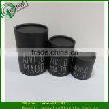 Personalized Design Paper Jewelry Box Jewelry Black Round Paper Tube Round Packaging Box Quality Choice