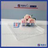 China Yageli Clear Acrylic Serving Trays Wholesale With Handle thumbnail-1