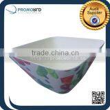 Eco Friendly Square Bamboo Fiber Food Packaging Colorful Salad Bowl thumbnail-1