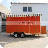 2013 Quick Delivery Double Axle Dry Van Semi Cooling Box Food Trailer XR-FV400 A