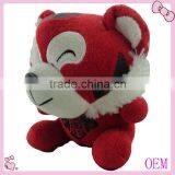 Cute Stuffed Plush Cartoon Tiger Toys thumbnail-2