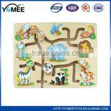 Unique Design Children Wooden Happy Housing Puzzle Game Toy thumbnail-1