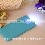 New Design 10000mAh Ultra Slim Rubber Finish Led Lighting Customize Logo Printing or Laser Engraving Power Bank