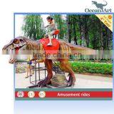 Theme Park Coin Operated Animatronic Walking Dinosaur Rides thumbnail-2