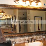 antique framed decoractive mirror, luxury bathroom mirror