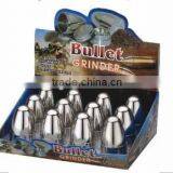 Metal Tobacco Grinder, Tobacco Grinder in 3 Layers, Metal Herb Grinder, Bullet, Diameter 40mm thumbnail-2