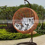 00 Outdoor Garden Patio Leisure Elegant Rattan Swing Hanging Ball Chair YPS082 thumbnail-5