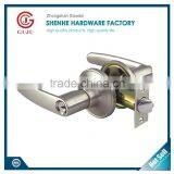 Satin Nickel Keyed Tubular Lever Handles Locks thumbnail-3