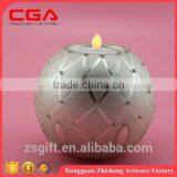 Round Glass Candle Stand,painting Glass Candle Holder for Home Decorations thumbnail-3
