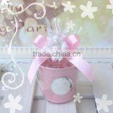 Pink Mini Tin Buckets Pail thumbnail-1