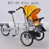 3 Wheel Baby Stroller Mother Baby Bike Baby Stroller Baby Pram Shopping Bike Tricycle thumbnail-3