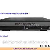 16ch Full 960H Realtime Recording DVR,HVR,16ch Audio/8ch Alarm,p2p Cloud,HDMI