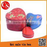 Lovely Heart Shaped Wedding Tin Box