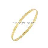 Memories Bangles With Customize Design Word 'WHEN NOTHING GOES RIGHT, GO LEFT' With 4mm/7mm Width thumbnail-3