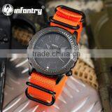 INFANTRY New Trendy Sport Style Orange NylonAuto Date Watch thumbnail-6