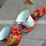 Red Marigold Promotion Tea Mug With Insert Strainer thumbnail-3