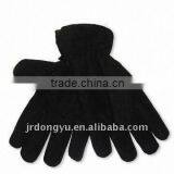 Mens Blank Black Fleece Glove Without Lining