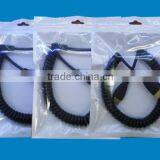 19 Pin Standard Hdmi Coiled Cable With Anti Dust Cap thumbnail-1