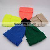 Fashion Plain Design Candy Sweet Kids Winter Hats and Caps With Top Ball thumbnail-2