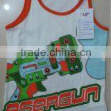 2014 Cute Hot Fashion Kids T-shirt,sleeveless Top