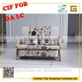 Modern Design Northern-European Style sofa bed with solid wood armrest and legs