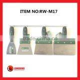 Factory Supply Carbon Double Color Plastic Handle Plastering Scraper