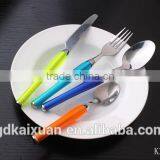 72 PCS Home Plastic Handle Stainless Steel Flatware Set KX-P022 thumbnail-1