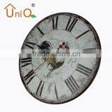 M1217 2016 Classic Round Hanging Metal Wall Clock