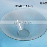 Machine Made Glass Salad Bowl Crystal thumbnail-1