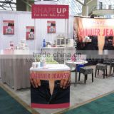 Cosmetic display table tiered displaly counter table